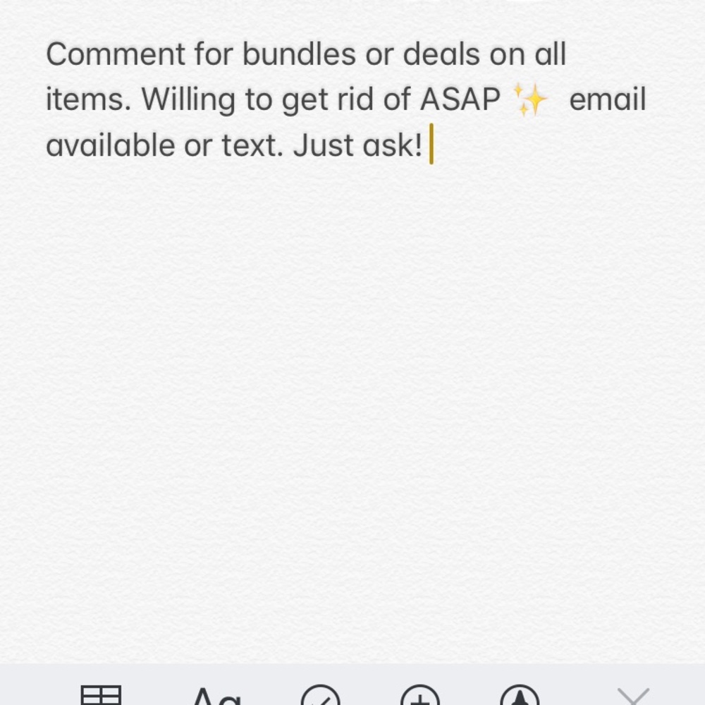 All items
